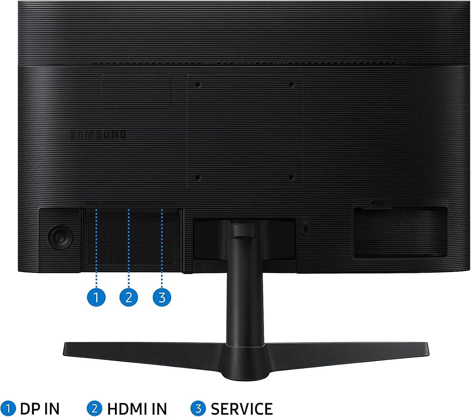 SAMSUNG T37F Series 22-Inch FHD 1080p Computer Monitor, 75Hz, IPS Panel, HDMI, Display Port, VESA Compatible, 3 Yr WRNTY (LF22T374FWNXGO)