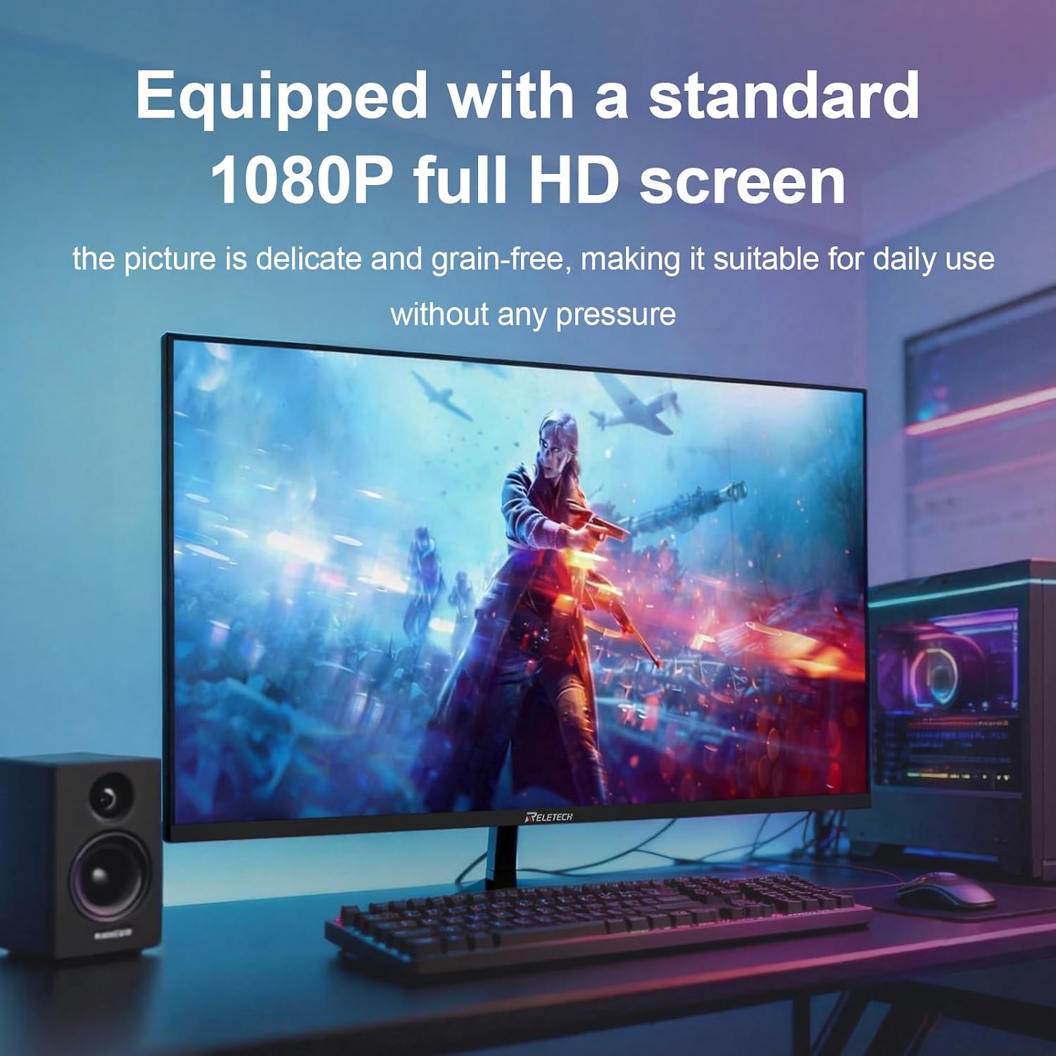 27 Inch FHD (1920x1080) Gaming Office Monitor,165Hz Refresh Rate, HVA Panel Computer Monitor, 1000:1 Contrast Ratio,100% sRGB HDMI and DisplayPort Interfaces (G27X)