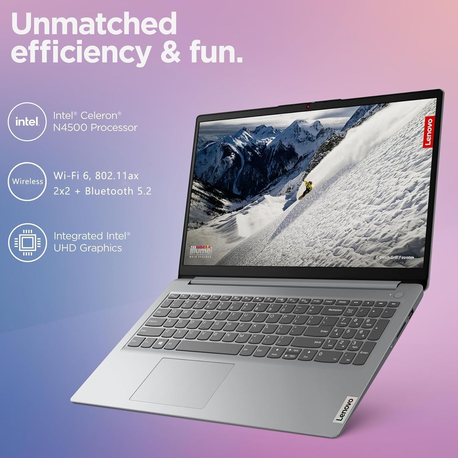 Lenovo IdeaPad 15.6' FHD Laptop for Business and Student, 36GB RAM, 1TB SSD, Intel Dual-core Processor, WiFi6, Bluetooth 5.2, Type-C, HDMI, Cloud Grey, Windows 11 Pro, Z&O Accessories
