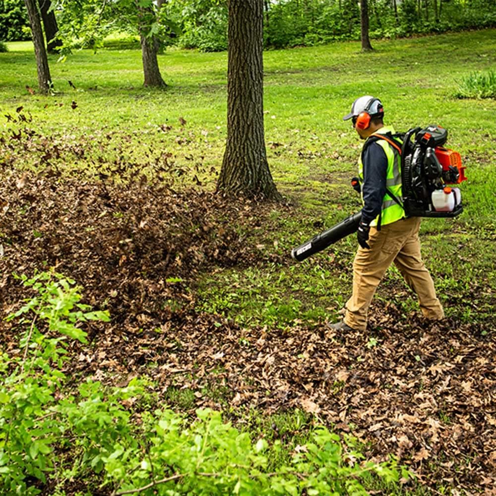 Echo 220 MPH 1110 CFM 79.9 cc Gas 2-Stroke X Series Backpack Blower with Tube-Mounted Throttle PB-9010T