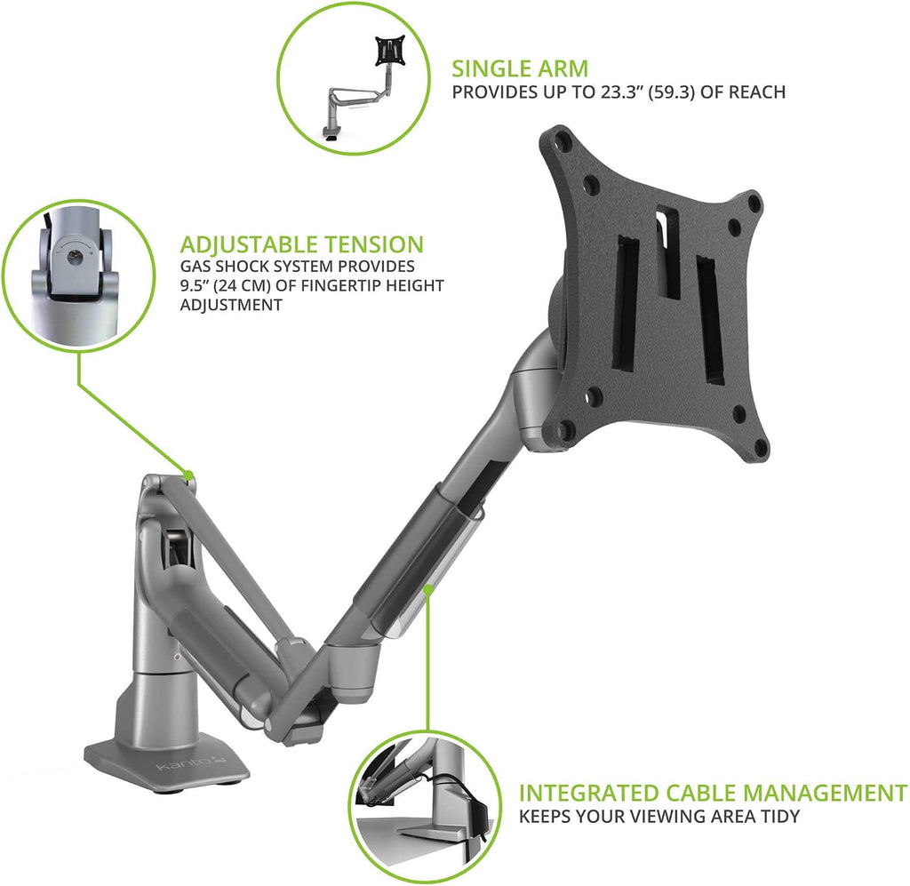 Kanto DMS1000S Monitor ARM for Monitors 17-32