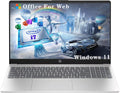 HP 15.6' Laptop, 15.6' FHD IPS Screen Notebook, Intel 12th Core i7-1255U, Office 365 for The Web, Numeric Keypad, Webcam, HDMI, Wi-Fi, Windows 11 Home, Natural Silver (16GB RAM | 1TB SSD)
