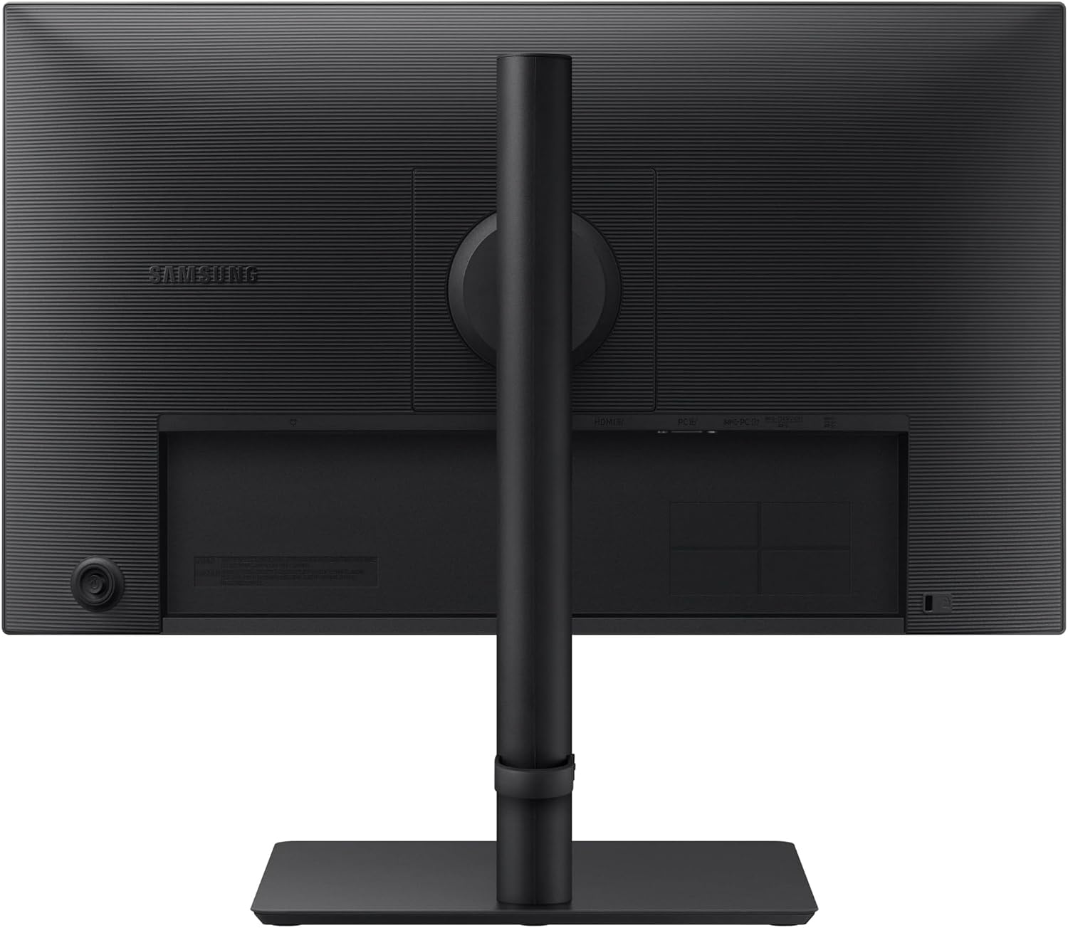 Samsung 24-Inch S43GC Series Business Essential Computer Monitor, IPS Panel, Height Adjustable Stand, Triple Input, New DisplayPort, 100Hz, AMD FreeSync, Advanced Eye Care LS24C432GANXZA, 2024