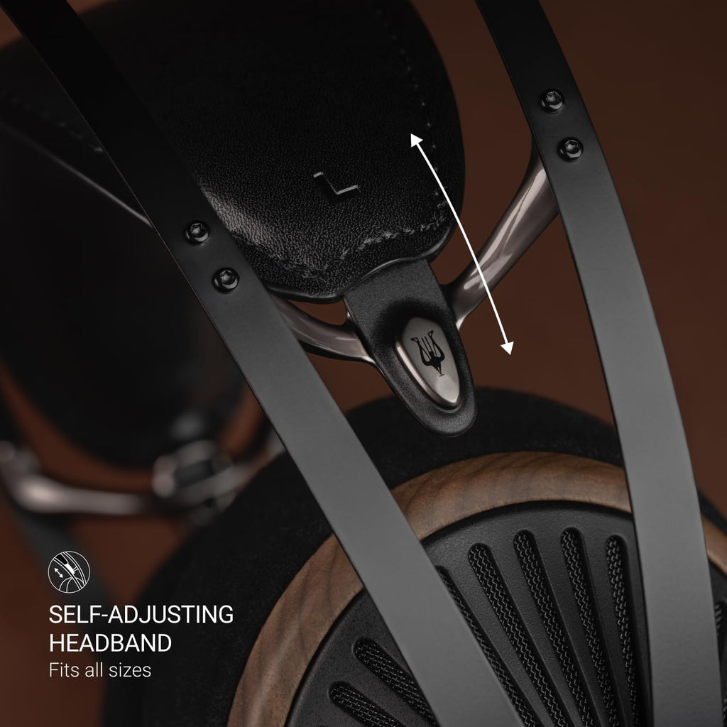 MEZE Audio 105 Silva | Wired Over-The-Ear Lightweight Audiophile Open-Back Headphones | 50mm Dynamic Drivers | Low Impedance 42 Ohms | Cables and Carrying Pouch Included