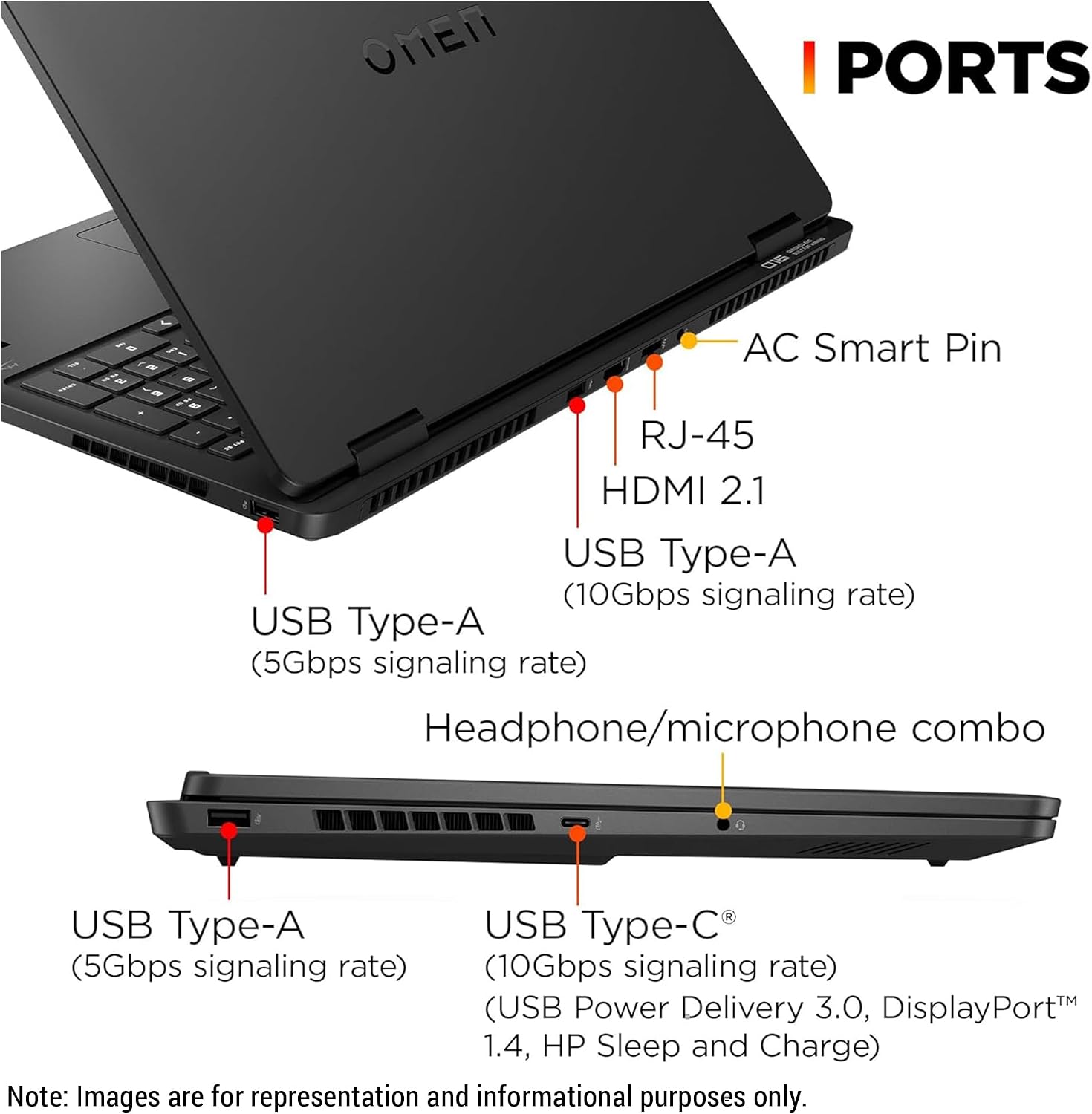 HP OMEN 16 inch Laptop, 2K 144Hz Display, Intel Core Ultra 9 285H, 16 GB RAM, 1TB SSD, NVIDIA GeForce RTX 5070 GPU (8 GB Dedicated), Windows 11 Pro