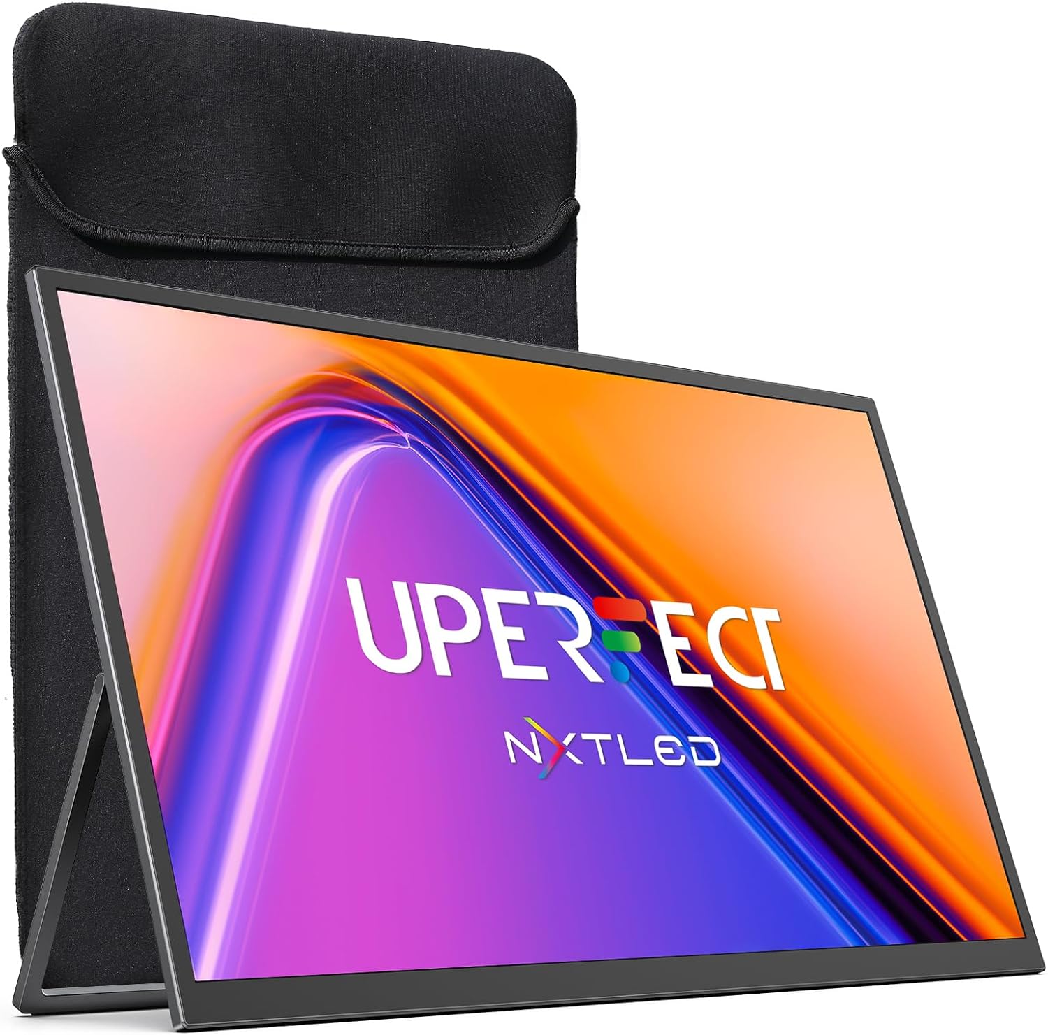 UPERFECT 18.5' Portable Monitor, NxtLED™ Eye Care Display, 120Hz FHD 1080P, 145% sRGB, Anti-Glare Matte Screen, Flicker-Free Low Blue Light, with Stand & VESA for Laptop, PC, Mac, Phone & Game Console