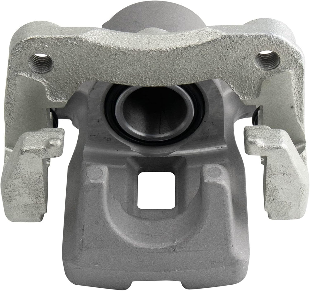 TRQ Rear Brake Pad and Rotor Set Ceramic Solid Rotors Calipers Compatible with 2006-2011 Toyota RAV4
