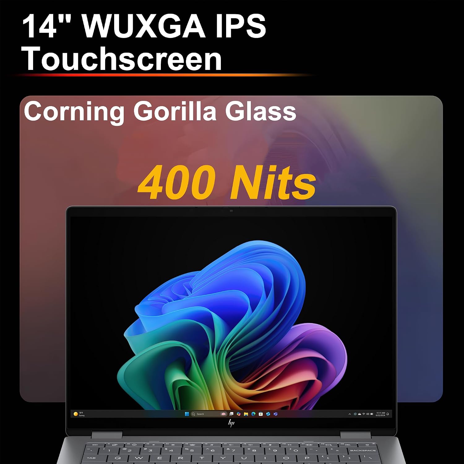 HP OmniBook X Flip 2-in-1 Laptop 14' WUXGA IPS Touch (400nits) AMD 6-core Ryzen AI 5 340 (Up to 50 Tops) 16GB RAM 512GB SSD for Creator Designer Business Professional Win11 ICP Hub