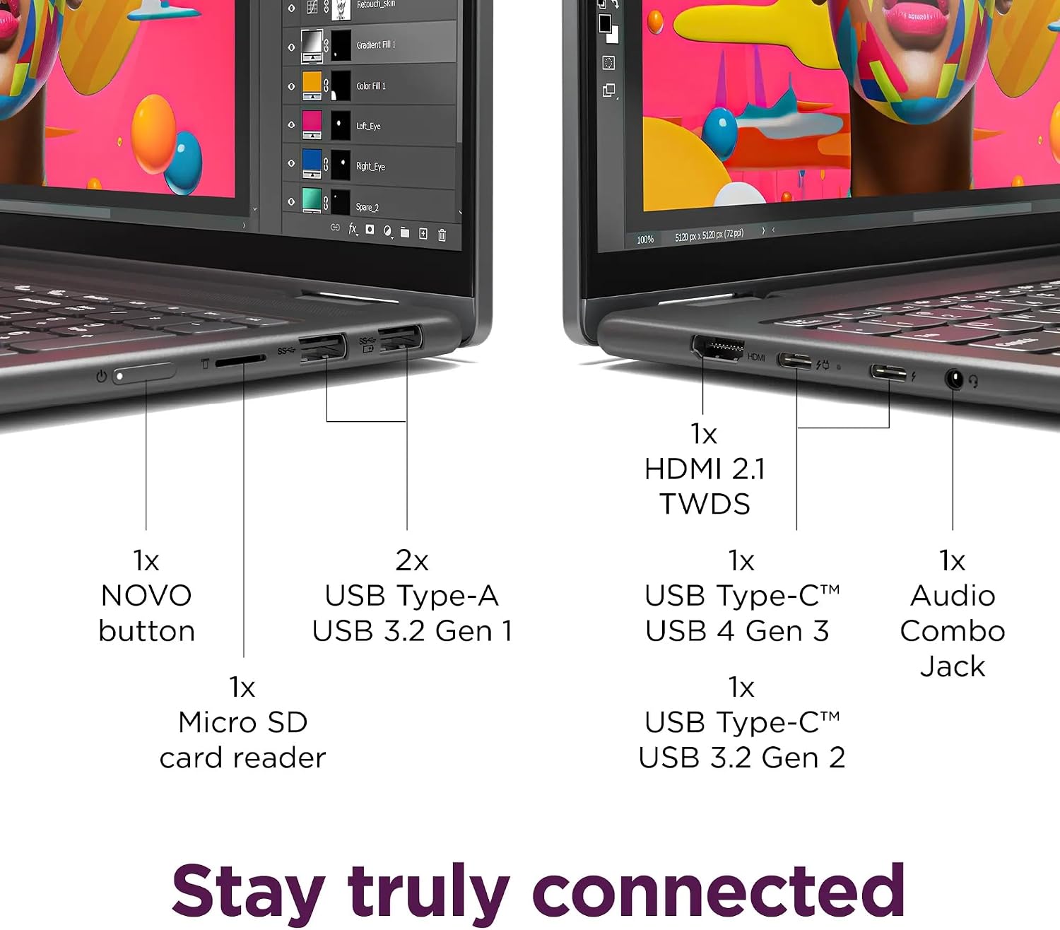 Lenovo Yoga 7 7i 2-in-1 Business Laptop (16' FHD+ Touchscreen, Intel Core Ultra 7 155U (Beat i7-1355U7), 16GB RAM, 1TB SSD, IST Pen) Backlit, Fingerprint, FHD IR Webcam, Win 11 Home w/AI Copilot, Grey