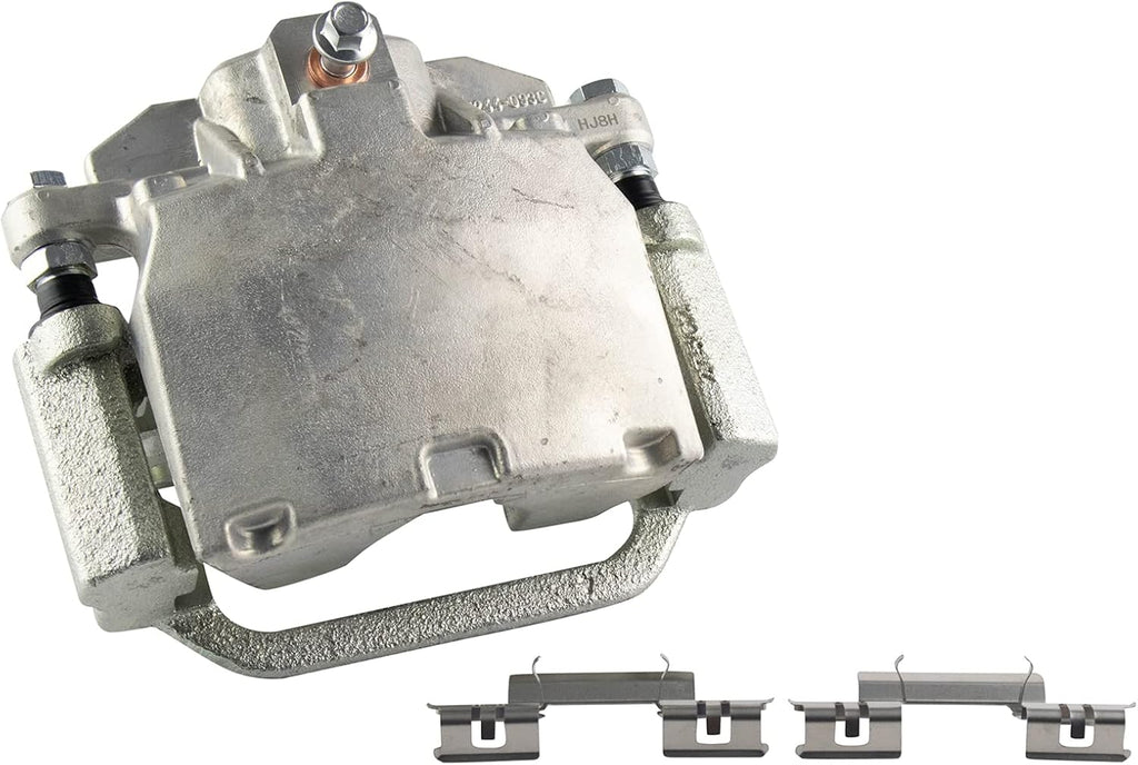 TRQ Rear Ceramic Brake Pad Rotor & Caliper Kit w/Fluids Compatible with Escalade Silverado