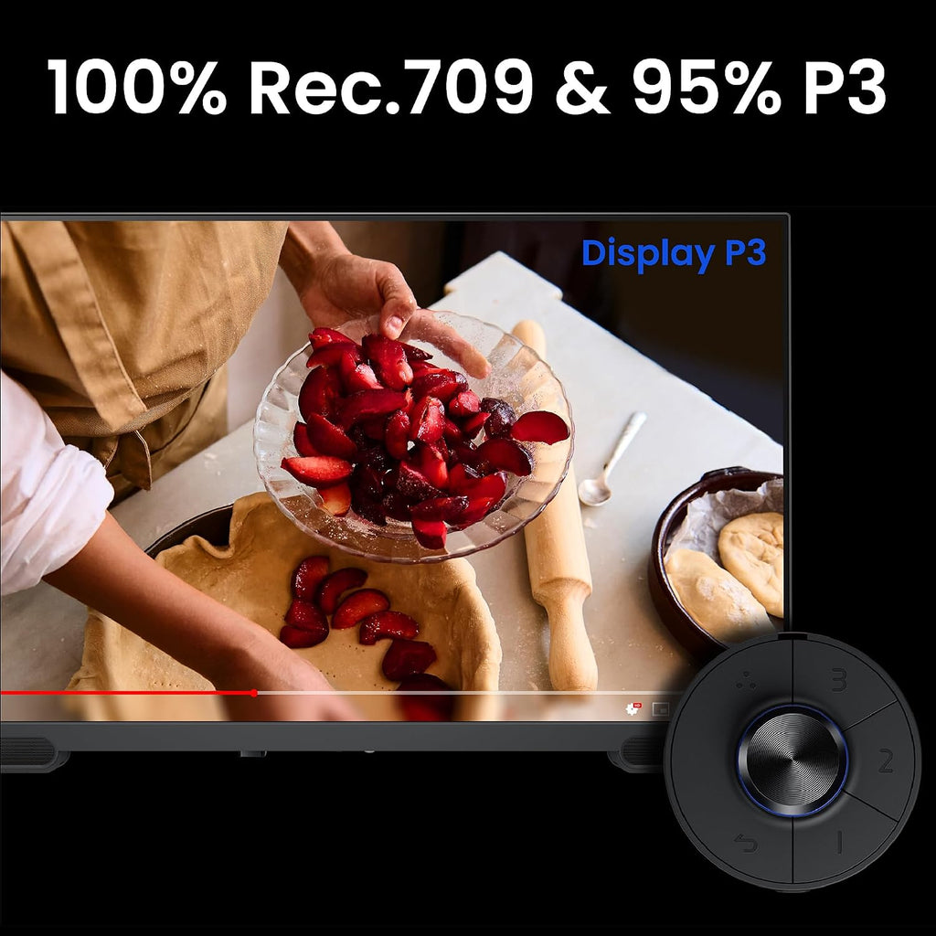 BenQ PV3200U 32' 4K UHD Monitor for Video Editing, 95% DCI-P3, 100% Rec.709/sRGB, 2.1ch Speakers, 65W USB-C, Mac Compatible, Factory-Calibrated, Software Calibration, Ergonomic Stand