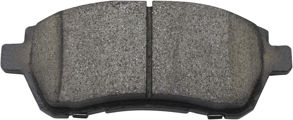 TRQ Performance Front Rear Brake Pad Rotor Shoe Drum Kit Ceramic Slotted Drilled G-Coated 10.16 in for 2011-2016 Ford Fiesta