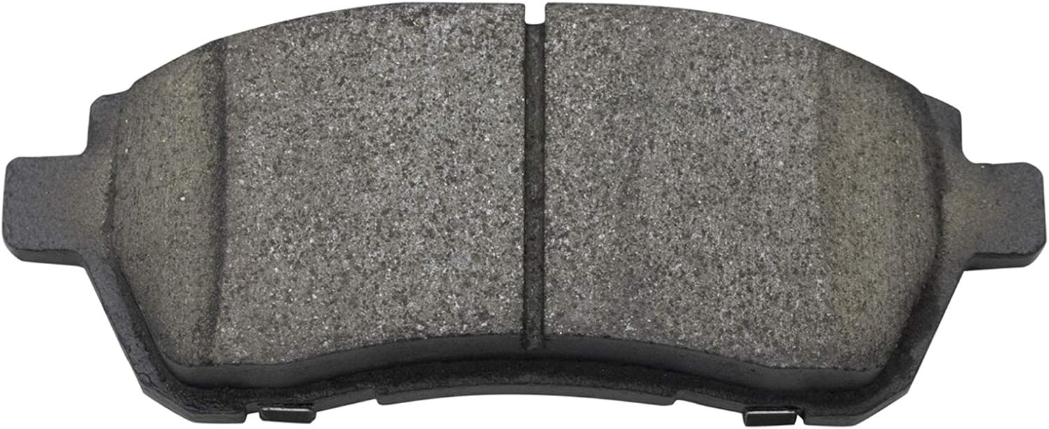 TRQ Performance Front Rear Brake Pad Rotor Shoe Drum Kit Ceramic Slotted Drilled G-Coated 10.16 in for 2011-2016 Ford Fiesta