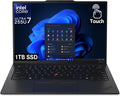 Lenovo ThinkPad X1 Carbon Gen 13 Touchscreen 14' Copilot+ PC Ultrabook - Intel Core Ultra 7 265U - 32 GB - 1 TB SSD - English Keyboard - Black Paint - Intel Chip - 1920 x 1200 - Windows 11 Pro