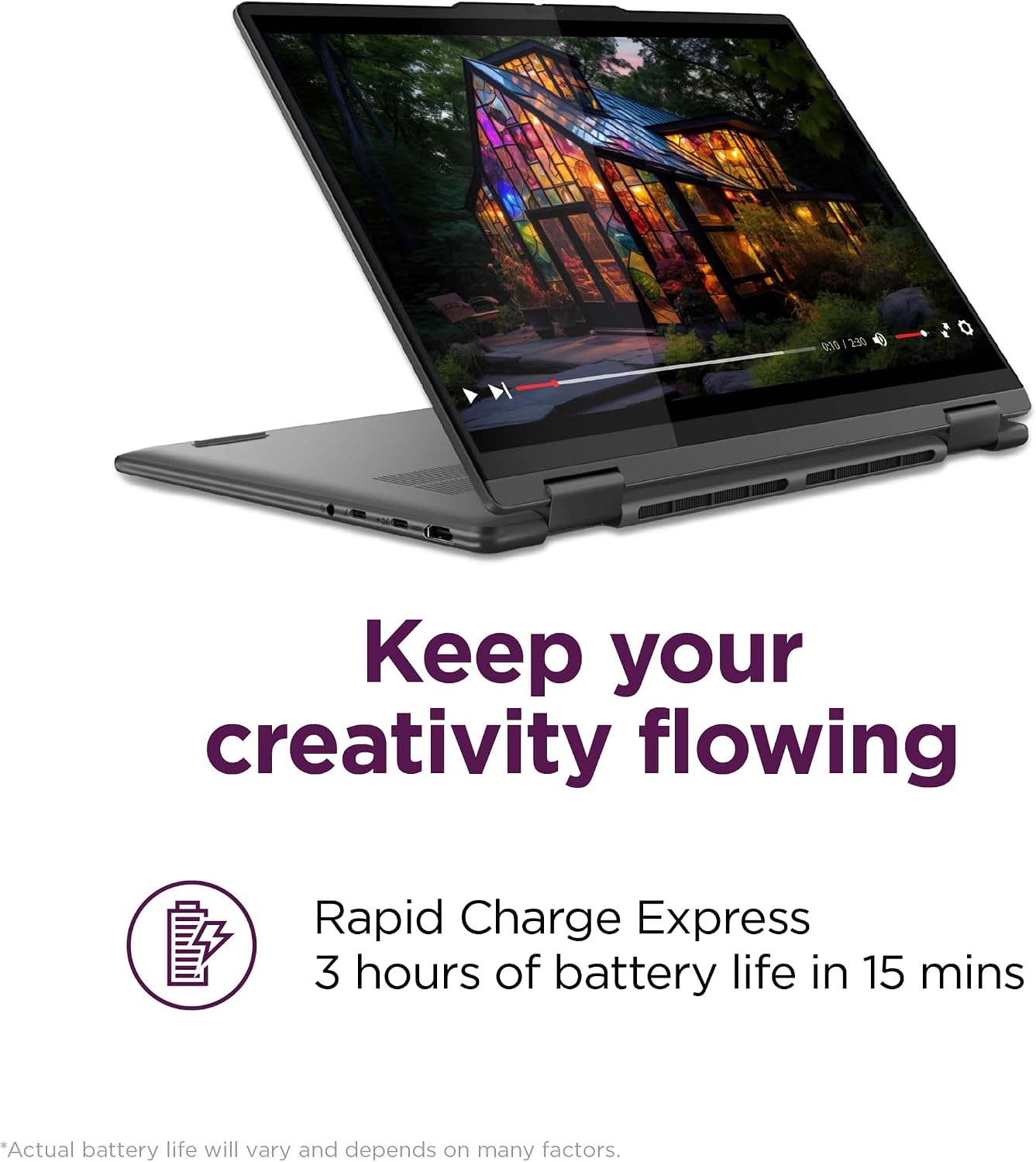 Lenovo Yoga 7i 2-in-1 Laptop, 16' 2K Touchscreen Display, Core Ultra 7 155U (Up to 4.80 GHz), 16GB DDR5, 2TB PCIe 4.0 SSD, Wi-Fi 6E, Backlit KB, FP Reader, TB 4, Webcam, Keypad, PDG HDMI, Win 11 Pro