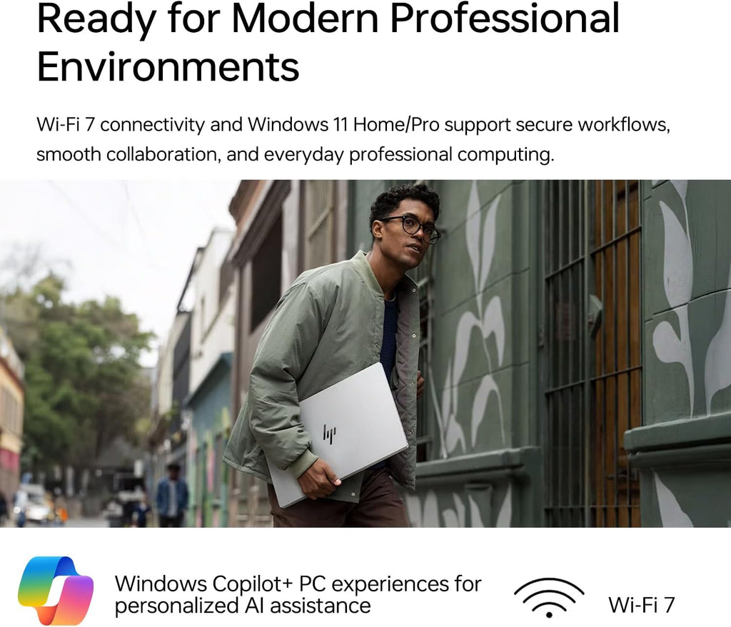 HP OmniBook 7 (Envy Next Brand) Laptop for Professional Workflows, 17.3' FHD Touchscreen, Ultra 7 258V(> Ultra 7 255U) for AI Tasks, 32GB DDR5 RAM, 1TB SSD, Wi-Fi 7, Win11 Pro, Bundle with PCO Cooler