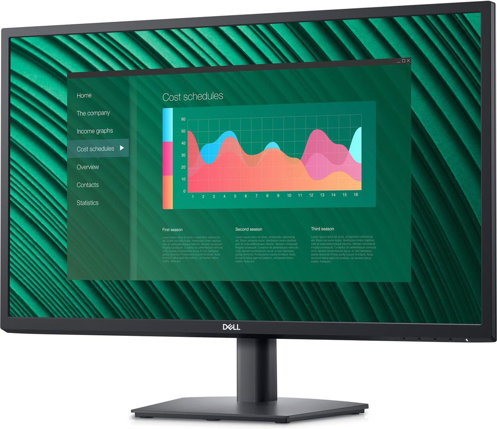 Dell E2723H VESA Mount (100x100mm) Monitor, 27' FHD VA (1920x1080) 60Hz Display, DisplayPort, VGA, Anti-Glare Display, LED Backlight, Ideal for Home & Business, Black (2025 Latest Model)