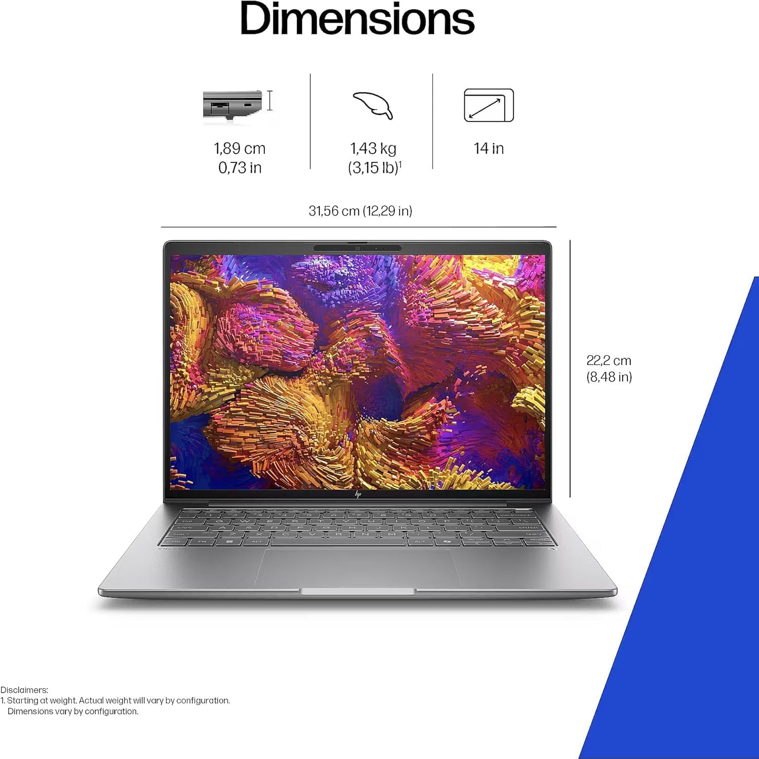 HP ZBook 8 G1ak Mobile Workstation AI Laptop (14' FHD+, AMD Ryzen AI 7 PRO 350 (> Ultra 7 155H), 32GB RAM, 1TB SSD) for Engineer, 50 TOPS NPU, WIFI 7, Thunderbolt 4, Win 11 Pro (Next Gen Zbook Power)
