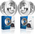 Detroit Axle - Brake Rotors for 2008-2013 Nissan Rogue 2014-2015 Select, Front and Rear Disc Replacement: 11.65'' 11.50'' Rotor