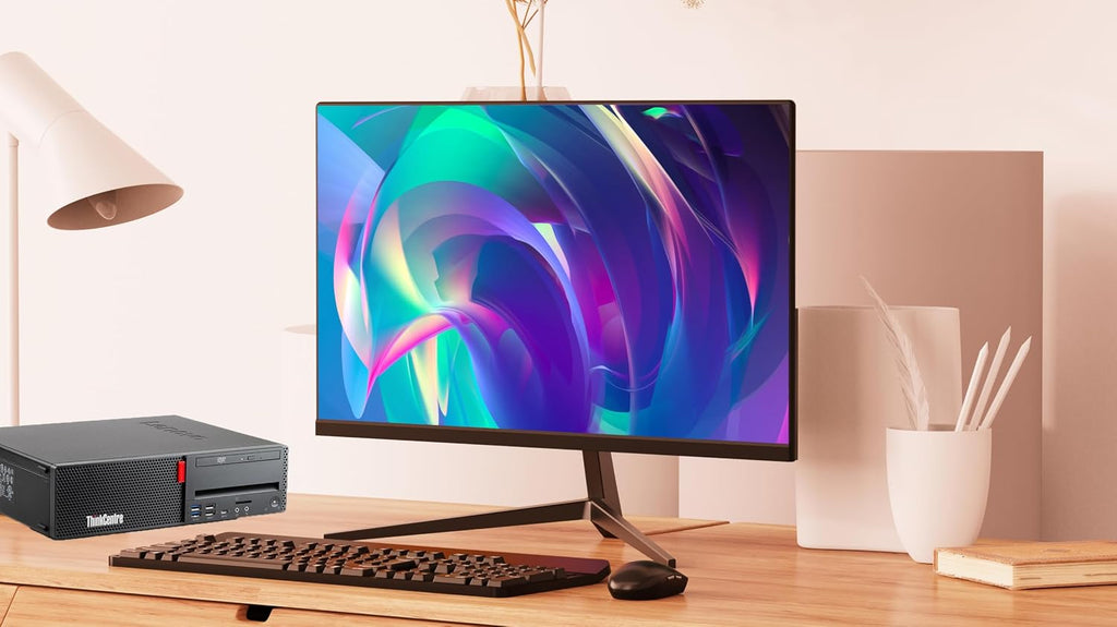 Lenovo ThinkCentre M720s SFF Desktop Computer, Intel Core i3-8100, 16GB RAM, 256GB SSD, WiFi, Bluetooth, Keyboard and Mouse, Windows 11 Pro (Renewed)