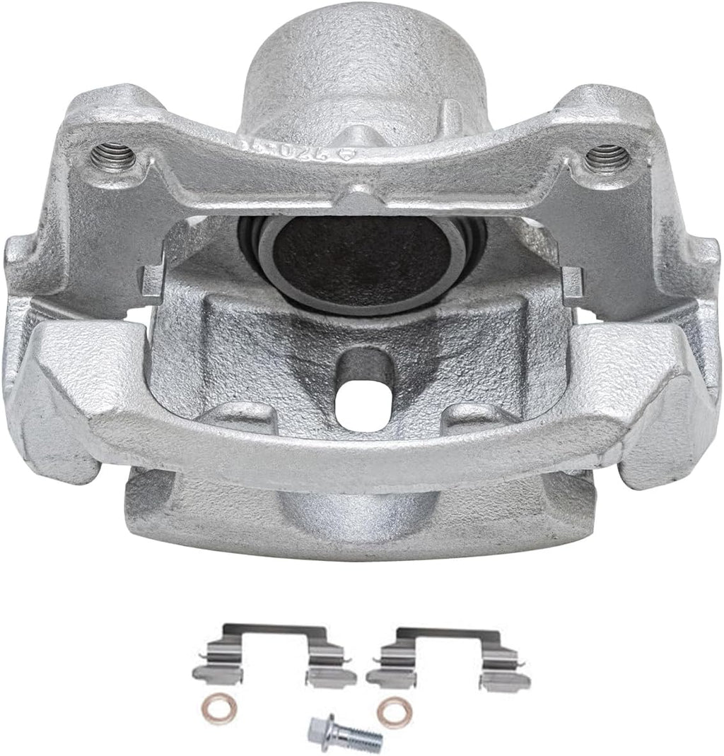 Detroit Axle - Front 2pc Brake Calipers for 04-12 Chevrolet Malibu Pontiac G6 Solstice Saturn Aura Sky, 2 Disc Brake Calipers Replacement 2004 2005 2006 2007 2008 2009 2010 2011 2012