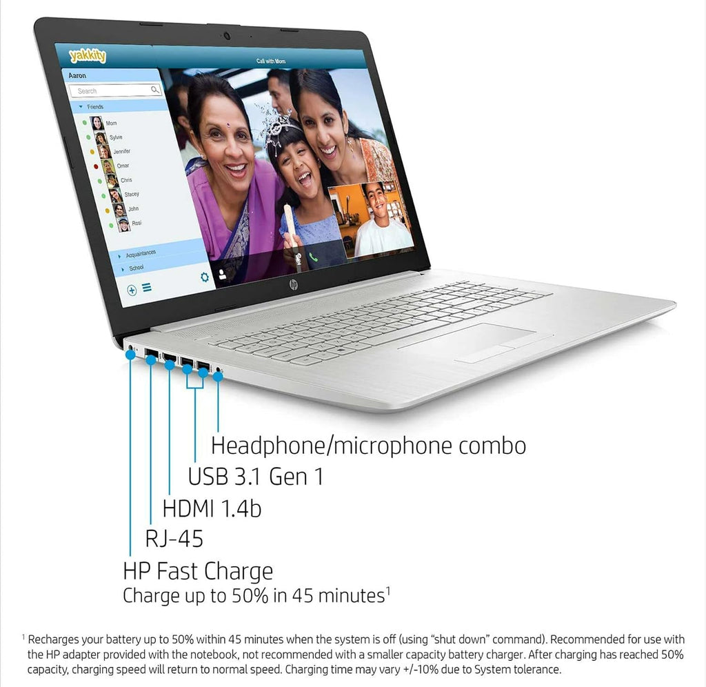 New 2022 HP 17.3' FHD IPS Display, 11th Gen Intel Core i5-1135G7(Beats i7-8500), Windows 11 Home, 8GB RAM, 512GB SSD, Wi-Fi 5, Bluetooth, HDMI, Webcam