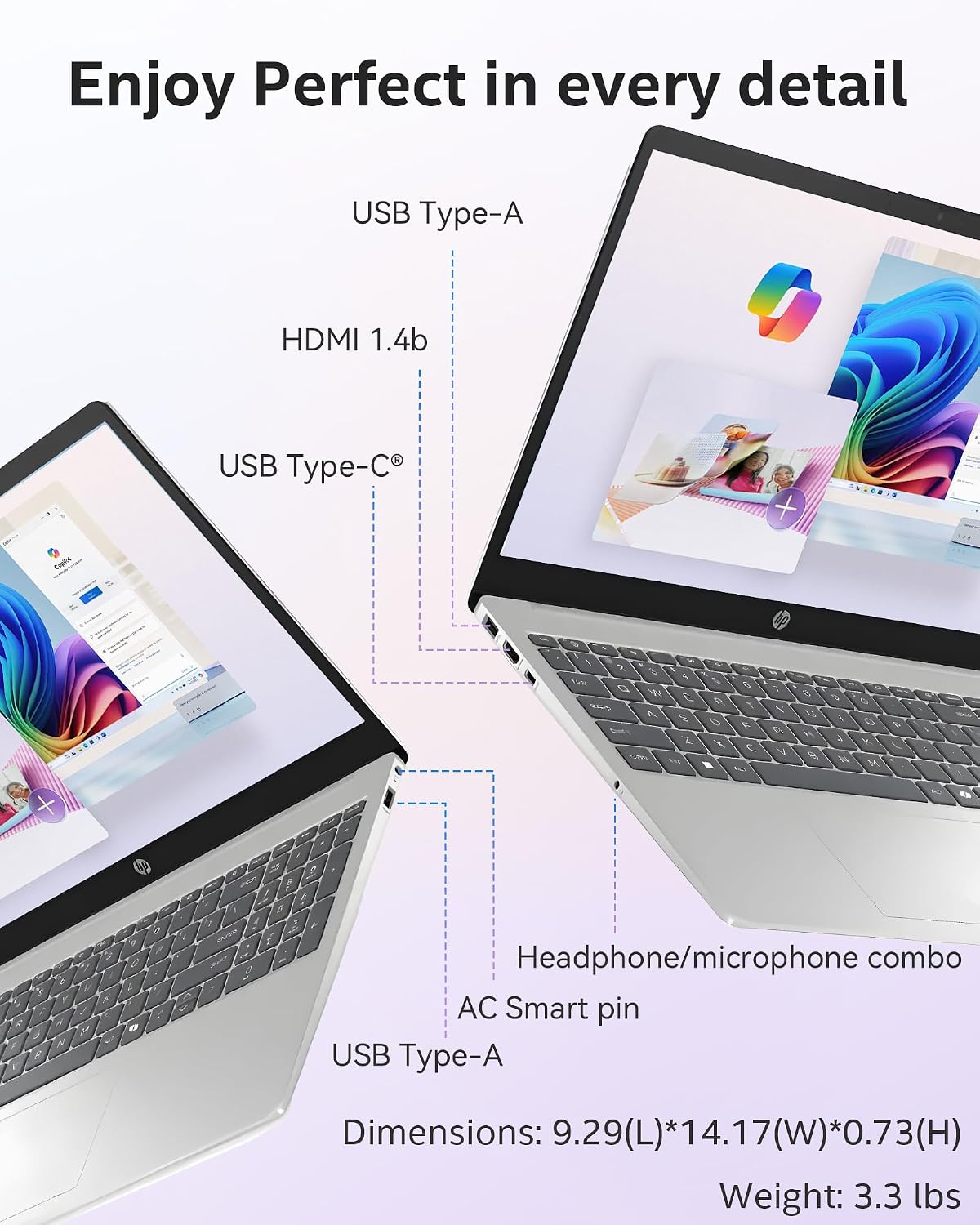 HP 2026 i7 Touchscreen Laptop, 15.6' FHD Display, Intel i7-1355U (32GB RAM | 1TB SSD), Copilot Key, Numeric Keypad, Webcam, Windows 11 Pro, WiFi 6 & Bluetooth with SXK Accessory Kit