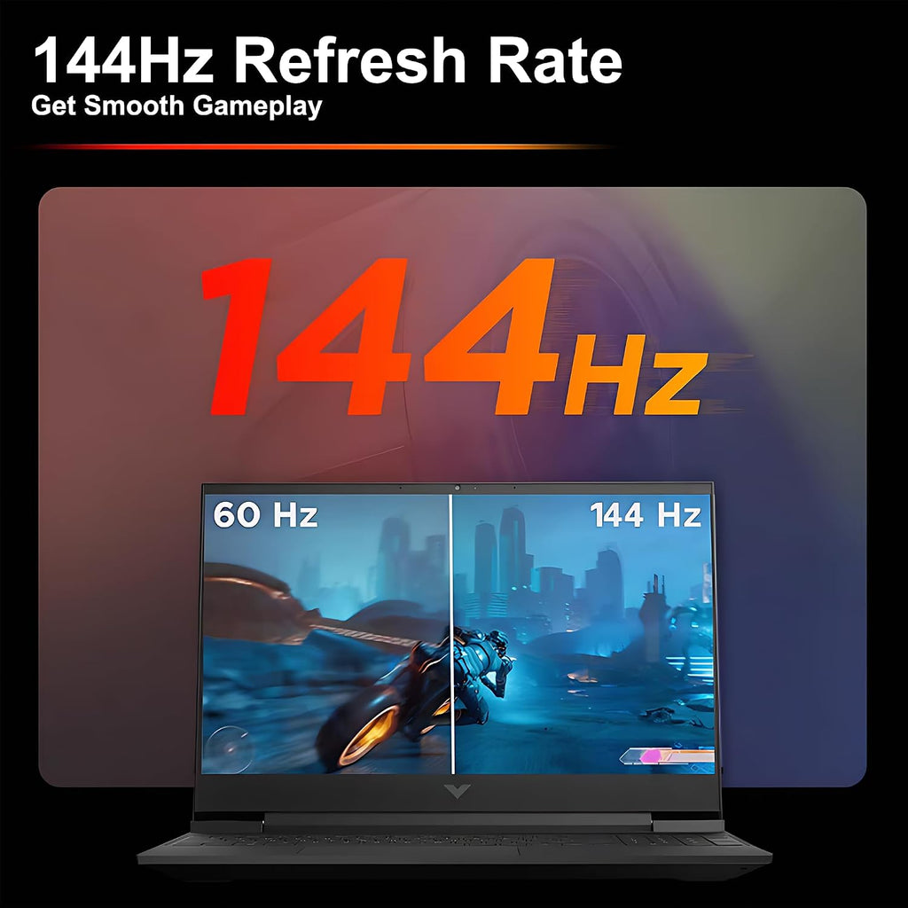 HP Victus 15 Gaming Laptop 15.6' FHD IPS 144Hz Intel 8-core i5-13420H (>i7-12650H) 16GB DDR4 1TB SSD GeForce RTX 4050 Backlit Type-C DTS:X Ultra Wi-Fi 6 Win11 ICP Hub