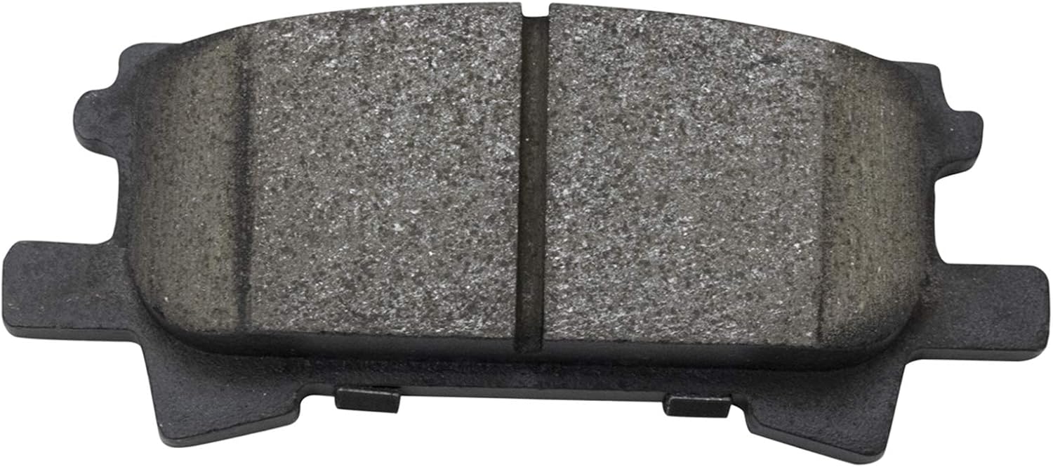 TRQ Rear Brake Pad and Rotor Set Ceramic Rotors Calipers Compatible with 2004-2007 Toyota Highlander