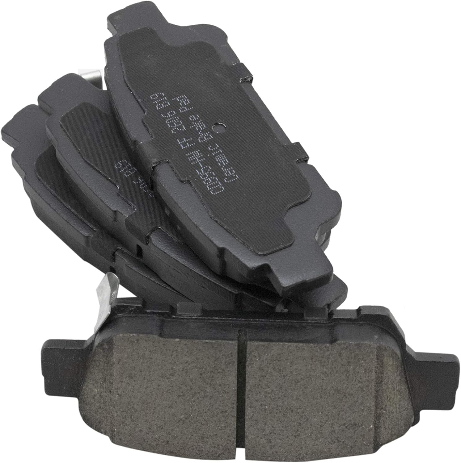 TRQ Rear Brake Pad and Rotor Set Ceramic Solid Rotors Calipers Compatible with 2004-2010 Toyota Sienna