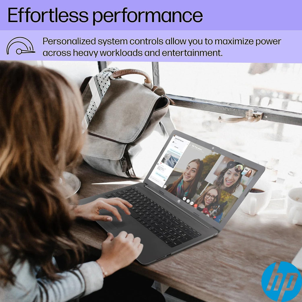 HP 15.6' FHD Laptop, Business & Fun, 16GB RAM, 512GB SSD, AMD Ryzen 5 5500U Processor(Beats i7-1250U), Ethernet RJ-45, SD Card Reader, WiFi 6, Windows 11 Pro, WOWPC Recovery USB