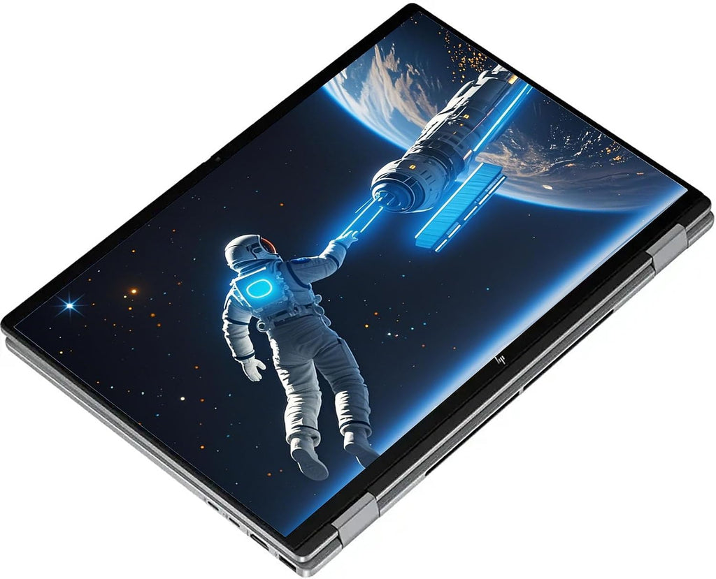 HP OmniBook X 2 in 1 Laptop Flip (Next Gen Envy x360), 16-Inch 2K Touchscreen AMD Ryzen AI 7 350 (> Intel i7-1355U), 24GB LPDDR5 1TB SSD, Win 11 PRO, AI Copilot+ PC +BWE Accessories