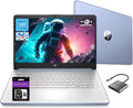 HP 14 Inch Student Laptop Office 365, Quad-Core Processor (Beat i3-1115G4), 4GB RAM 256GB Storage (128GB UFS+128GB SD Card), Computer for Business and Study Home with Wi-Fi 6 Win11, W/Accessories