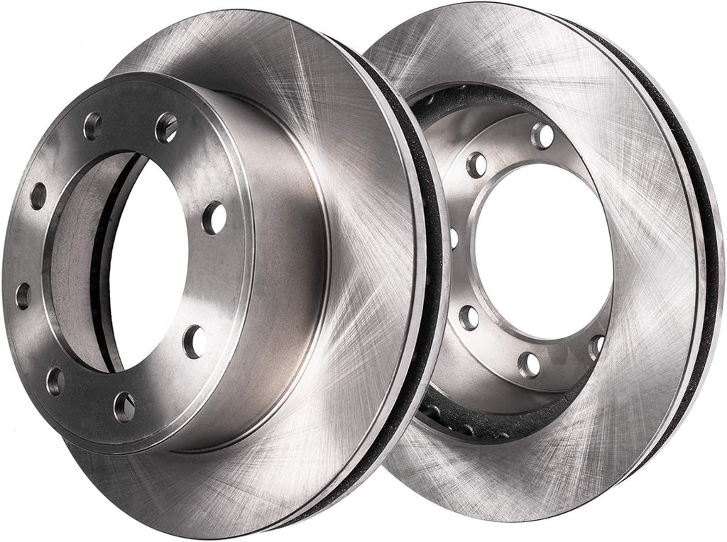 Detroit Axle - Brake Rotors for 2011-2025 Chevy GMC Silverado Sierra 2500 3500 HD 2016-2019 Chevy Suburban 3500 HD, Disc Brake Rotors Replacement : 13.98' inch Front / 14.17' inch Rear Rotor