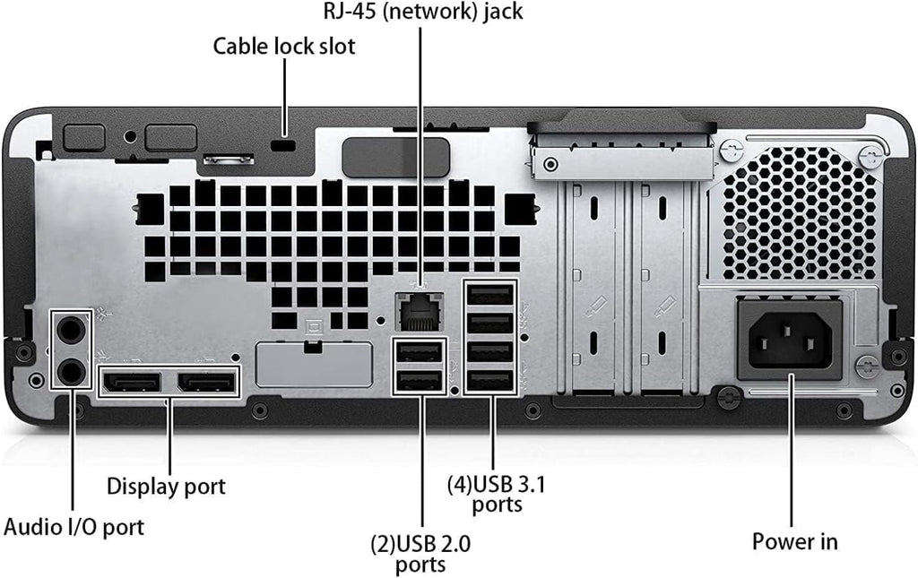 HP EliteDesk 800 G4 SFF Business Desktop PC with New 23.8' FHD Monitor, Intel Core i7-8700, 32GB RAM, 1TB SSD, Mouse & Keyboard, Windows 11 Pro(Renewed)