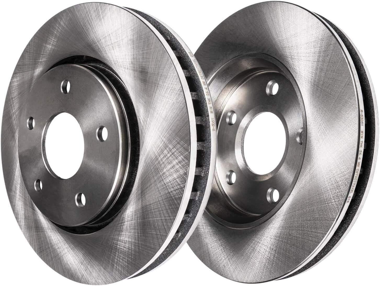 Detroit Axle - Front Brake Kit for Toyota Highlander Lexus RX350 NX300 NX300h RX450h NX200t, Disc Brake Rotors Ceramic Brake Pads Brake Caliper Replacement