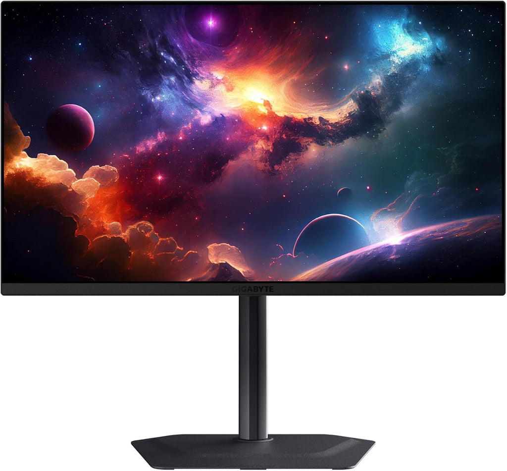 GIGABYTE - MO27Q2-27' QD-OLED Gaming Monitor - QHD 2560x1440-240Hz - 0.03ms GTG - AMD FreeSync Premium Pro - Type C KVM - HDMI, DP - Height Adjustable - Black