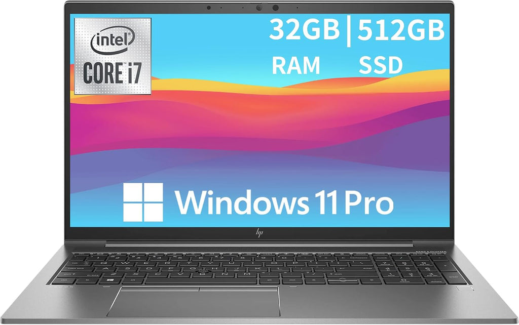 HP ZBook Firefly 15 G8 15.6' FHD (1920 x 1080) Mobile Workstation Laptop, Core i7-1165G7 up to 4.7GHz, 32GB DDR4 RAM 512GB SSD, Backlit Keyboard, HDMI, Thunderbolt 4, Windows 11 Pro (Renewed)