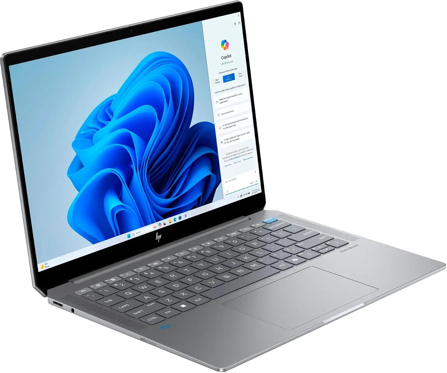 HP OmniBook Ultra 14 2024 Laptop 14' 2.2K IPS Touchscreen 12-Core AMD Ryzen AI 9 HX 375 APU 32GB LPDDR5 2TB SSD Radeon Graphics Wi-Fi Backlit Keyboard Fingerprint Copilot+ Win11 Home (Renewed)