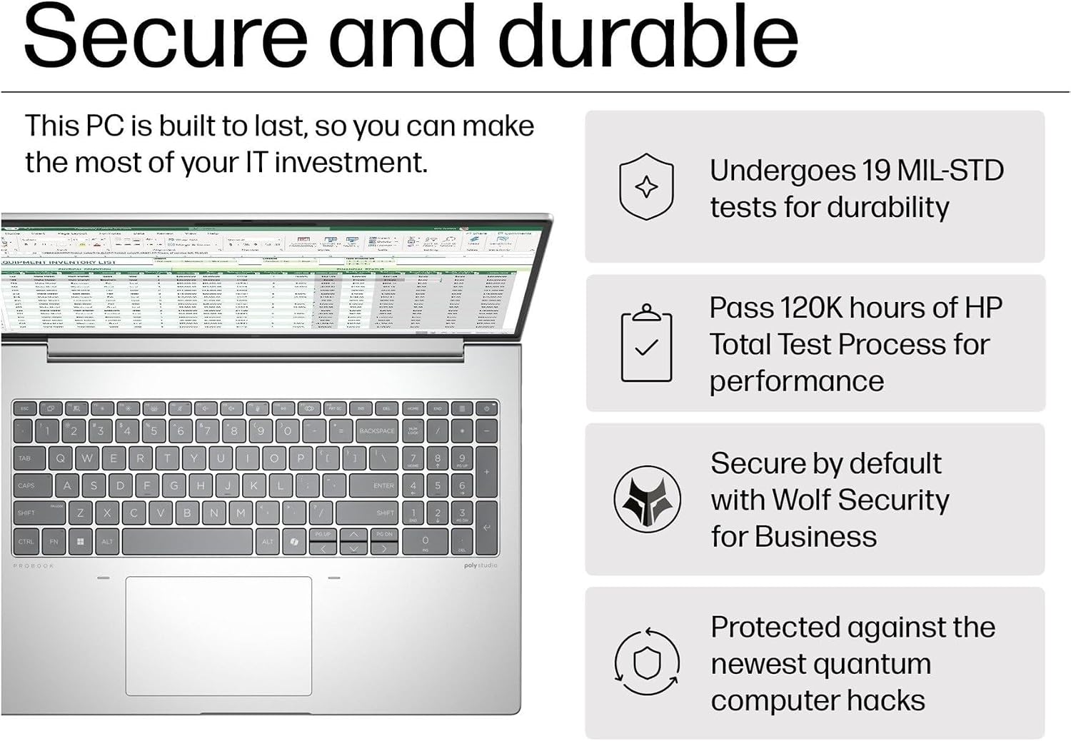 HP ProBook 460 G11 Business AI PC Laptop (16' FHD+ Anti-Glare, Intel 12-Core Ultra 7 155U, 16GB DDR5, 512GB SSD), HP Wolf Security, Backlit Numeric KB, Fingerprint, 1080p Webcam, Ethernet, Win 11 Pro