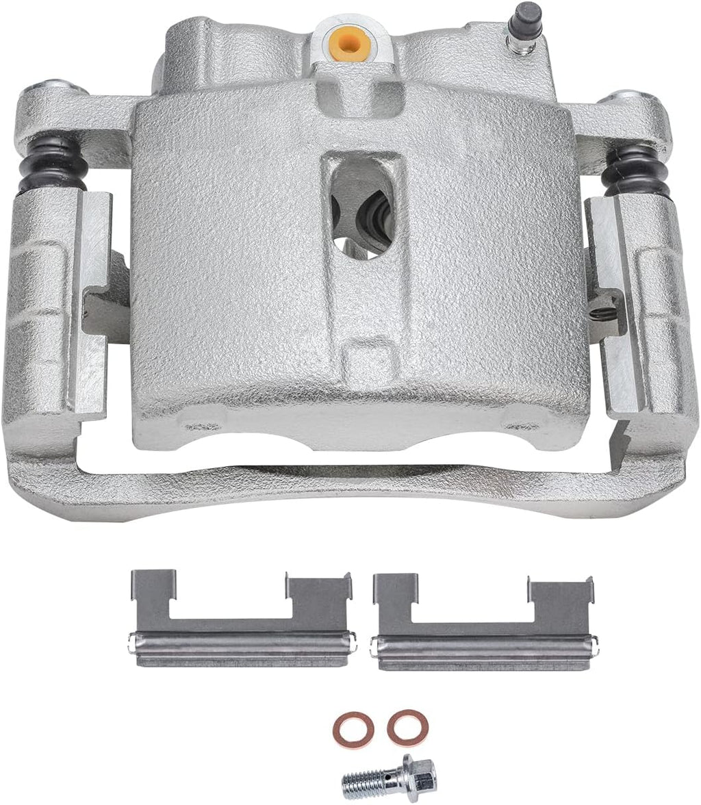 Detroit Axle - Front Brake Kit for Chevy GMC Silverado Sierra Savana Express 1500 Safari Cadillac Escalade, 12.01'' inch Disc Brake Rotors Ceramic Brake Pads Right Brake Caliper Replacement