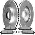 SCITOO Front 11.41' Brake Pads and Rotors Kits Fit For Nissan Quest 2004 2005 2006 2007 2008 2009 2011 2012 2013 2014 2015 2016 2017