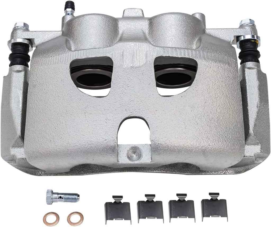 Detroit Axle - Front Brake Kit for 2010-2011 Ford F-150, 2010-2021 Expedition Lincoln Navigator, Disc Brake Rotors Ceramic Brake Pads Brake Caliper Replacement