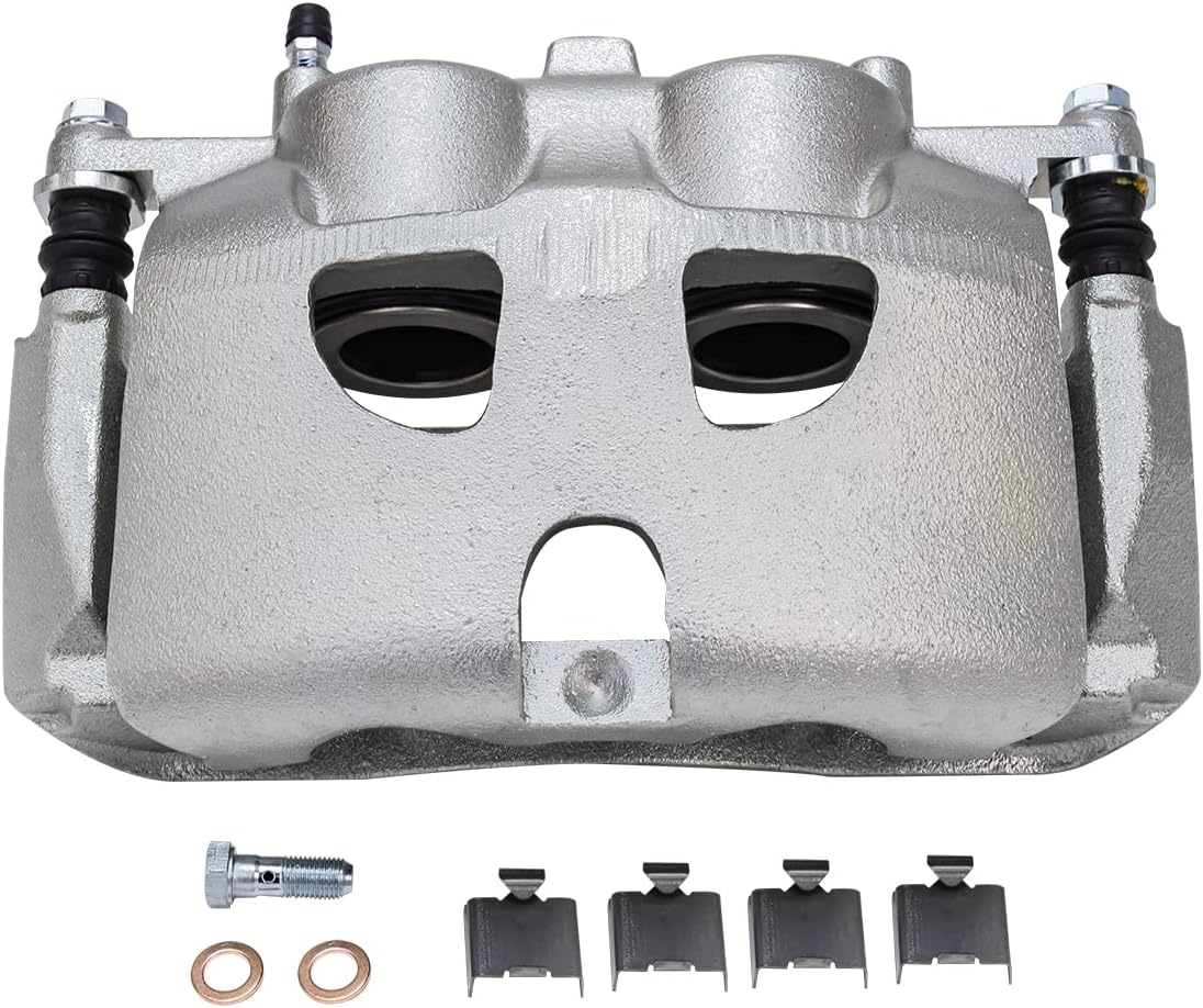Detroit Axle - Front Brake Kit for 2010-2011 Ford F-150, 2010-2021 Expedition Lincoln Navigator, Disc Brake Rotors Ceramic Brake Pads Brake Caliper Replacement
