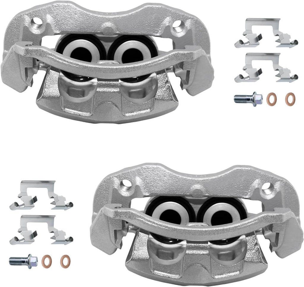 Betthand Rear Brake Calipers Fit for 1999-2004 Ford F250 Super Duty, 1999-2004 F350 Super Duty, 2000-2005 Excursion, 5.4/6/6.8/7.3L: 18B4752+18B4753, FRC10961N+FRC10962N