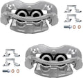Betthand Rear Brake Calipers Fit for 1999-2004 Ford F250 Super Duty, 1999-2004 F350 Super Duty, 2000-2005 Excursion, 5.4/6/6.8/7.3L: 18B4752+18B4753, FRC10961N+FRC10962N