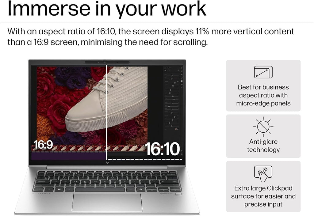 HP EliteBook 840 G11 Business AI PC Laptop (14' FHD+ Anti-Glare, Intel 12-Core Ultra 7 155U (> i7-1355U), 16GB DDR5 RAM, 512GB SSD), Fingerprint, 5MP IR Webcam, Backlit, 2X Thunderbolt 4, Win 11 Pro