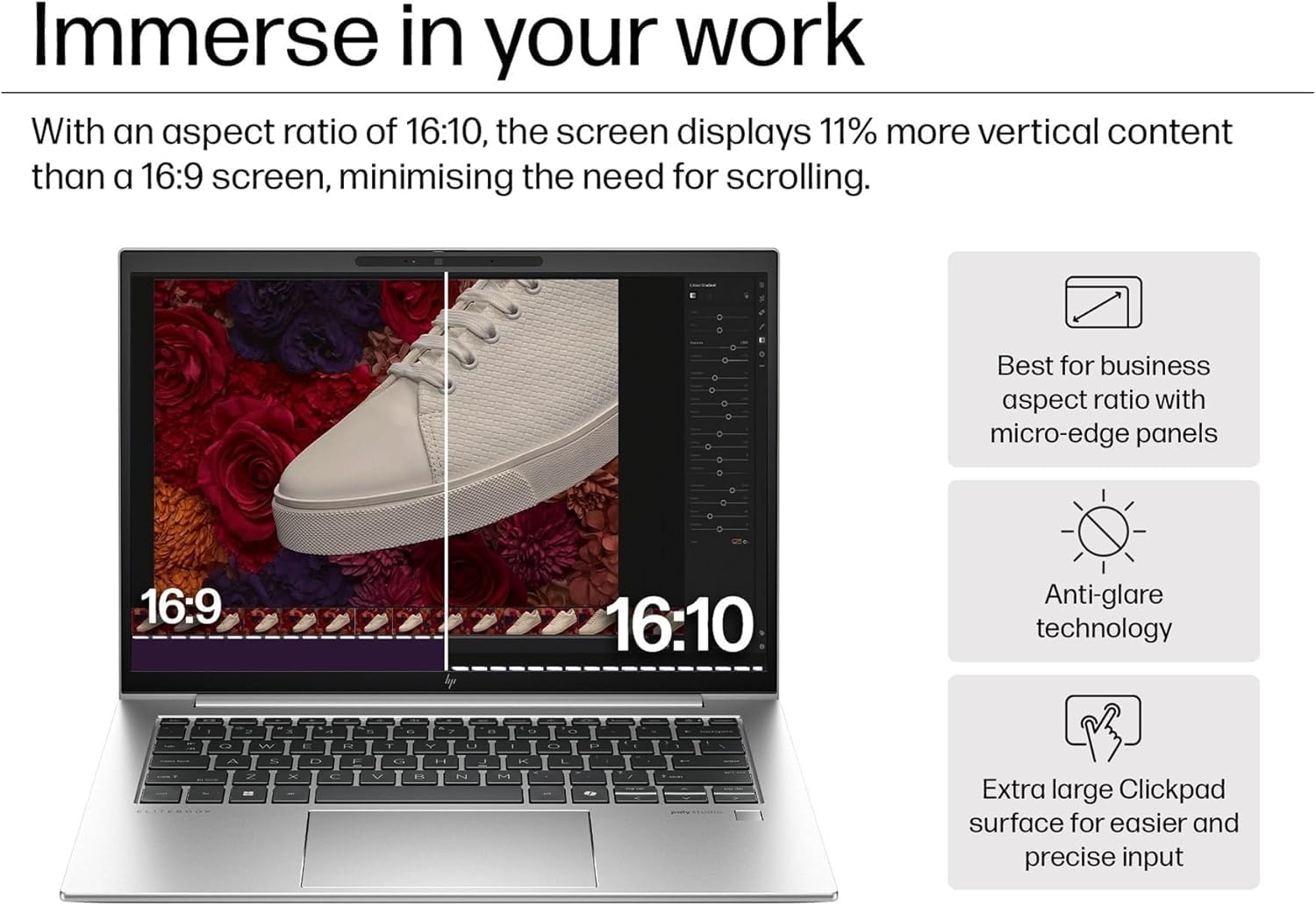 HP EliteBook 840 G11 Business AI PC Laptop (14' FHD+ Anti-Glare, Intel 12-Core Ultra 7 155U (> i7-1355U), 16GB DDR5 RAM, 512GB SSD), Fingerprint, 5MP IR Webcam, Backlit, 2X Thunderbolt 4, Win 11 Pro