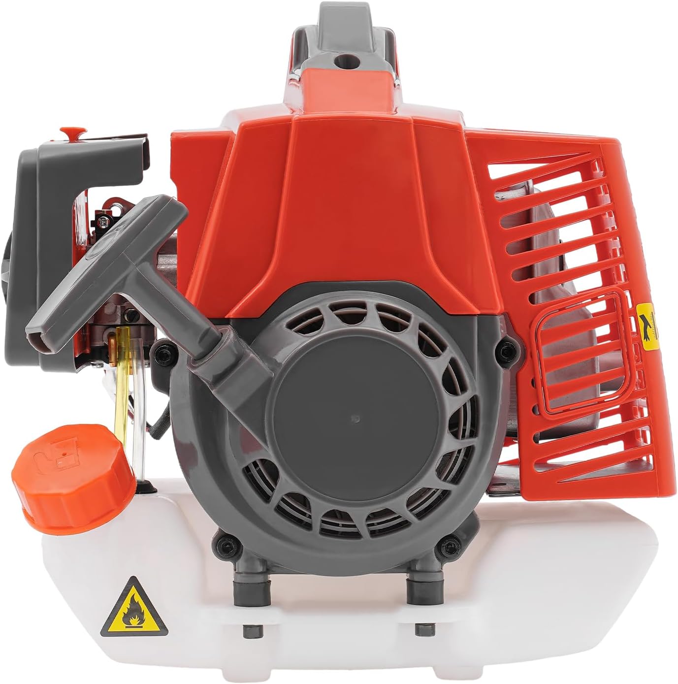 63.3cc 2 Stroke Gasoline Engine 3HP Gas Engine Motor Pull Start Petrol Engine with Air-Cooled System Single-Cylinder for Weed Whackers Brush Cutter Lawn Mower（7500 RPM）