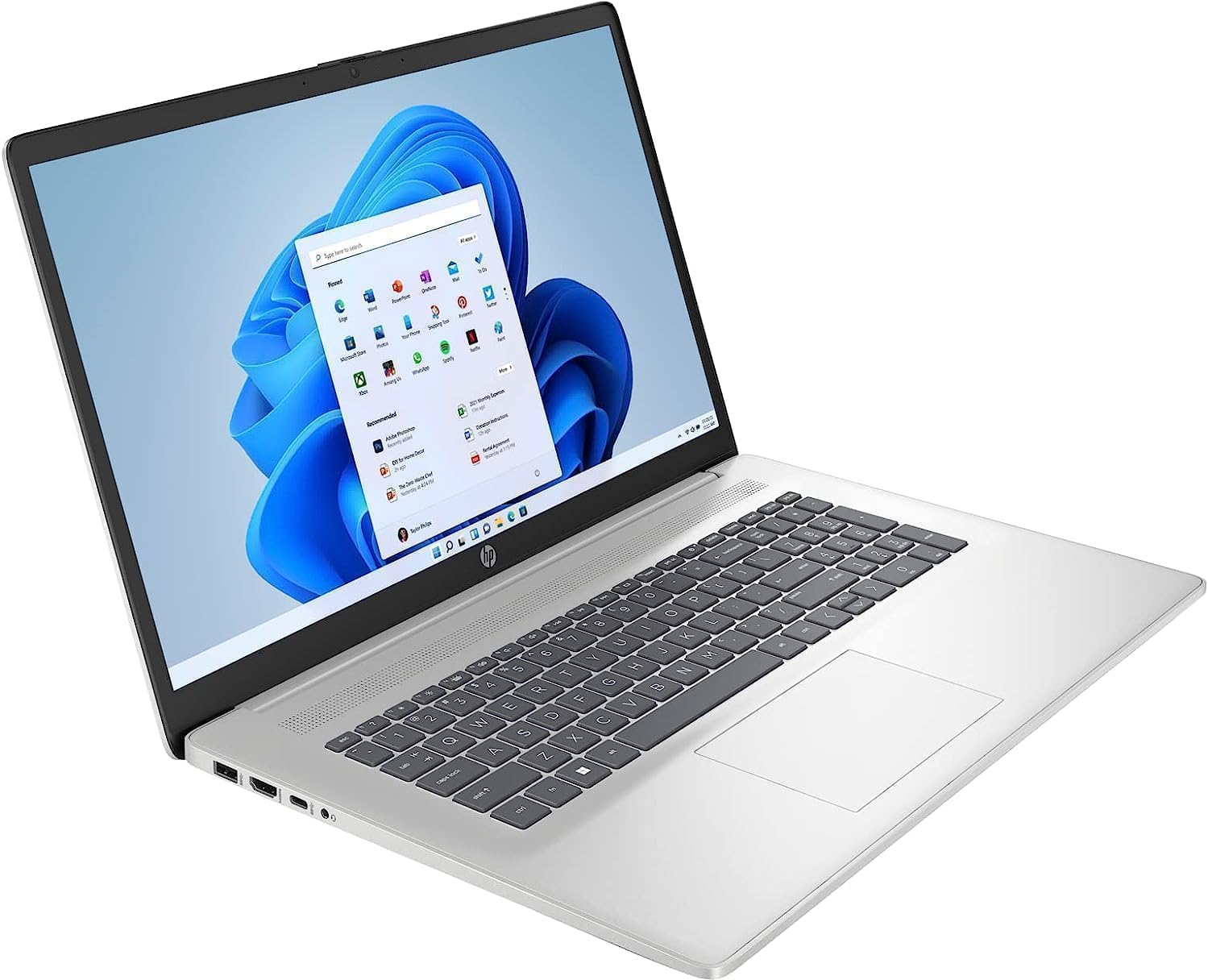 HP 2024 Business Laptop, 17.3' HD+ Touchscreen, Intel Core i7-1355U(up to 5GHz), 32GB RAM, 2TB SSD, Intel Iris Xe Graphics, Wi-Fi 6, Backlit Keyboard, Windows 11 Pro, with Laptop Stand